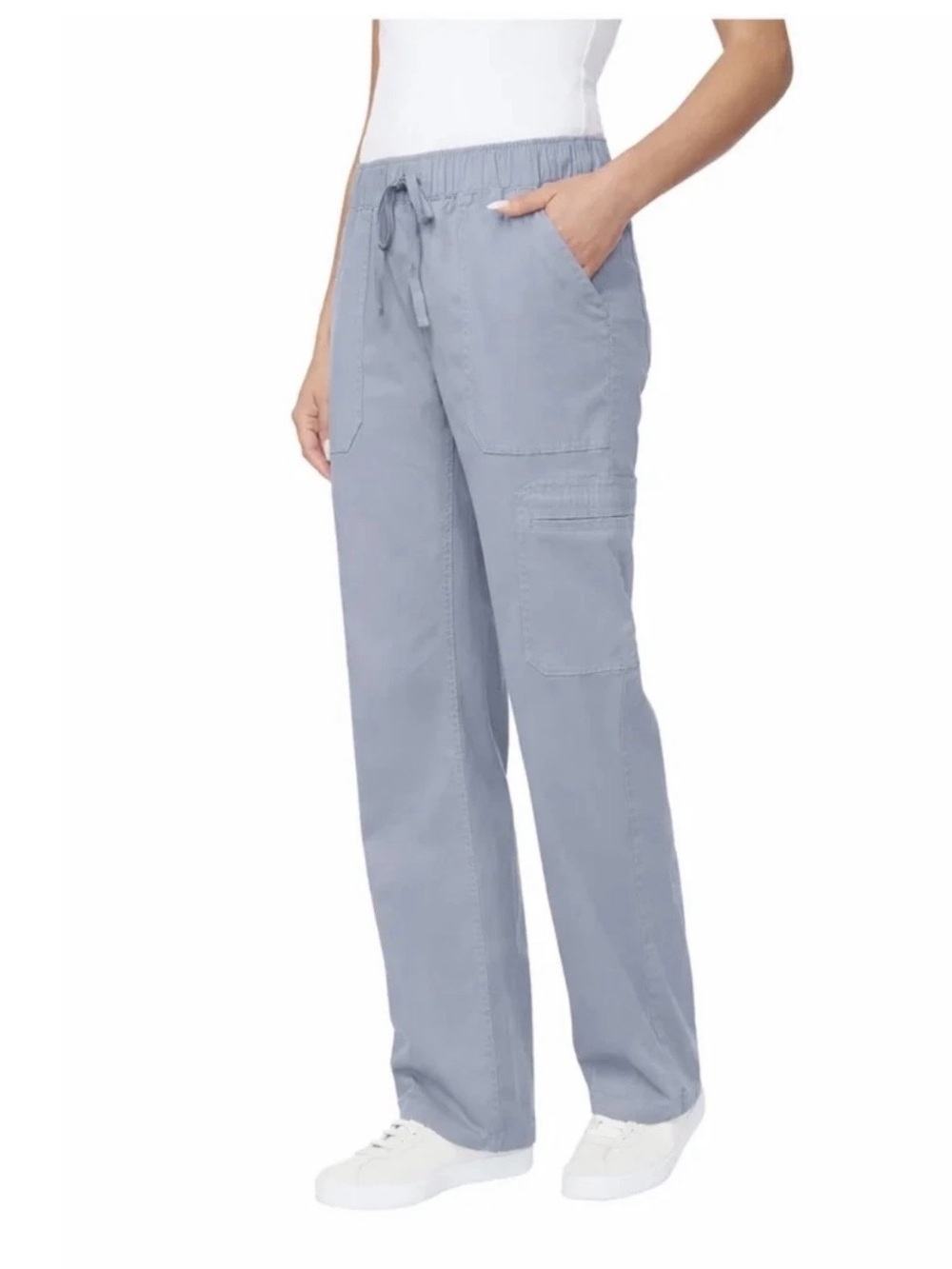 Buffalo David Bitton Womens 18 Cargo Pants XXL Blue Tencel Casual Boho Travel